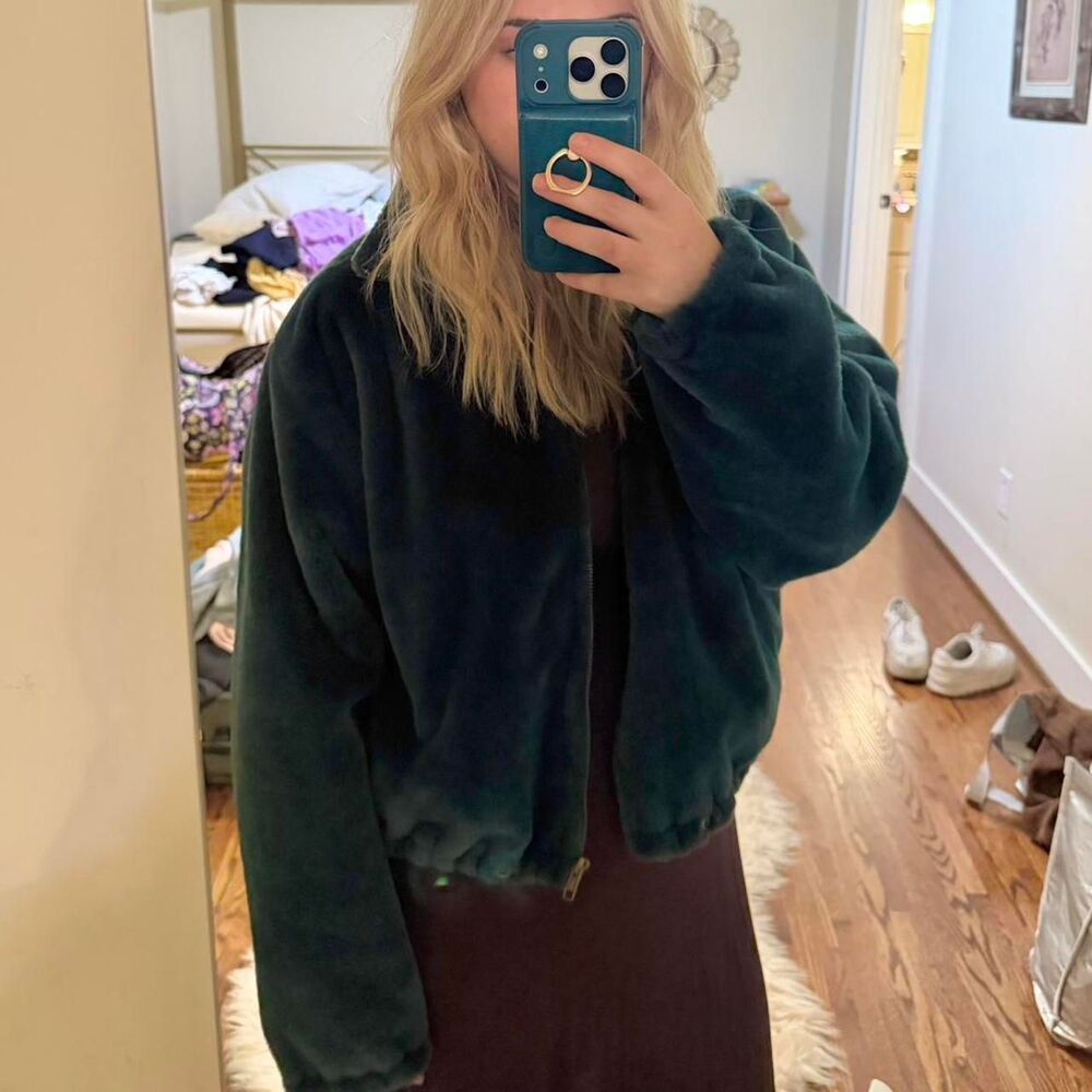 Faux fur jacket